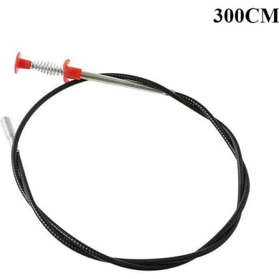 300cm Outils de dragage de tuyaux à ressort Outil pour tuyaux Drain Snake Nettoyeur Bâtons Débouchage Drainage Nettoyage Tige Enlève-boue Nettoyage Ménager gray