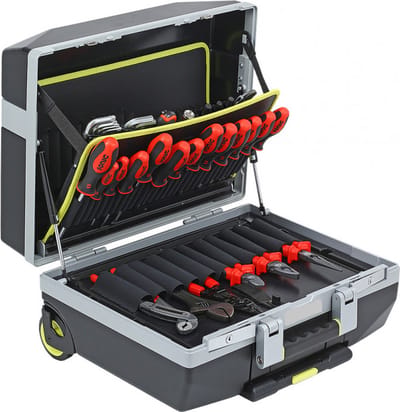 Raaco 147873 ToolCase Premium XLT-80 donkerblauw met wielen en handvat parat koffer