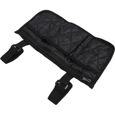 Rolstoel Zijtas Armleuning Zakje Waterdicht Polyester Opbergaccessoires voor Rollators black