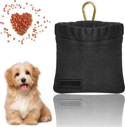 Handfree Hondensnoepzak met Netsluiting, Ideaal voor Training, Voeding en Wandelen met Honden
