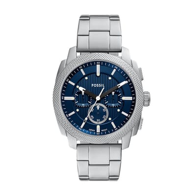 Fossil FS6096 Heren Horloge 44mm - Zilverkleurig