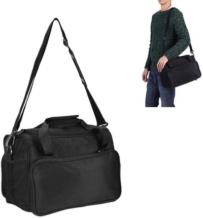 Cosensi - Barber Handbag - Professionele Haarstyling Tas - Grote Capaciteit - Zwart - Haartools Organizer - Ideaal voor Kappers