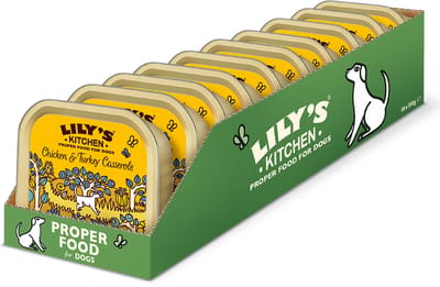 Lily's Kitchen - Hondenvoer - Natvoer - Chicken & Turkey Casserole - 10 x 150 g