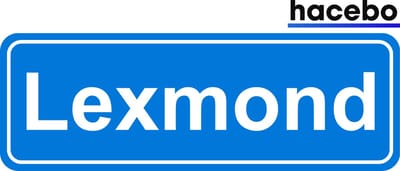 Hacebo - Plaatsnaam Sticker - 29x10 CM - Lexmond sticker - Verkeersborden sticker - grappige cadeaus - Lexmond