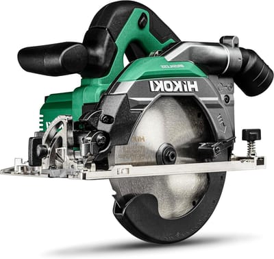 Cirkelzaag Machine - Handzaag - Precisie Zaagwerk - Borstelloze Motor - 165 mm Zaagblad - Groen Zwart