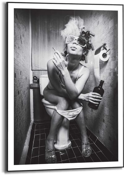 Schilderij Toiletzaken - 70 x 50 - Hout - REINDERS