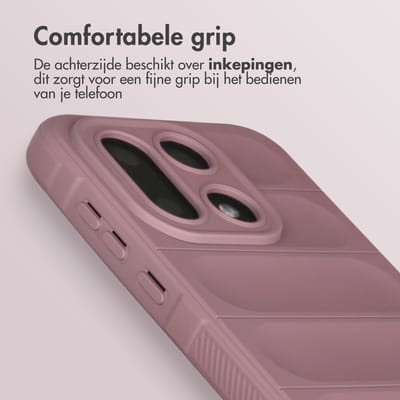 imoshion Hoesje - Geschikt voor OnePlus 15 - EasyGrip Backcover - Paars