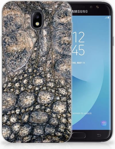 Samsung Galaxy J7 2017 | J7 Pro TPU Hoesje Krokodillenprint