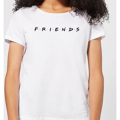 Friends Logo dames t-shirt - Wit - S