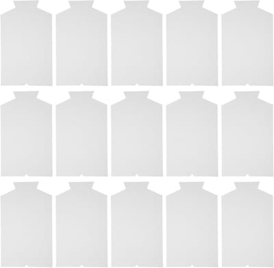 Shirt Inzetstukken - Vouwplank Papier - Kleding Verpakken - Kreukel Preventie - 50 Stuks - Wit