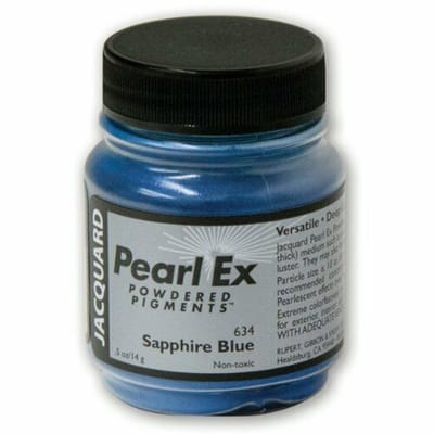 Jacquard pigment speelgoed Pearl Ex 14 gr Saffier Blauw creatief.