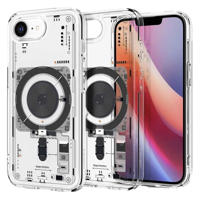 Spigen Ultra Hybrid MagFit - Hoesje Geschikt voor Apple iPhone 17e / 16e - Compatibel met MagSafe / Qi2 - Back Cover Neo One
