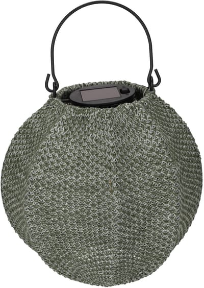 JENS Living Solar Lantaarn Indy Groen/Wit