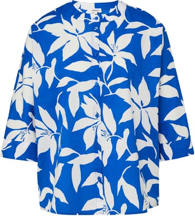 s.Oliver - female - Lichtgewicht katoenen blouse met vleermuismouwen