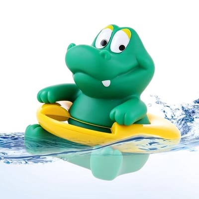Badthermometer Dier - Watertemperatuurmeter - Veilig Baden - Drijvend en Lezen - 12 cm - Meerkleurig