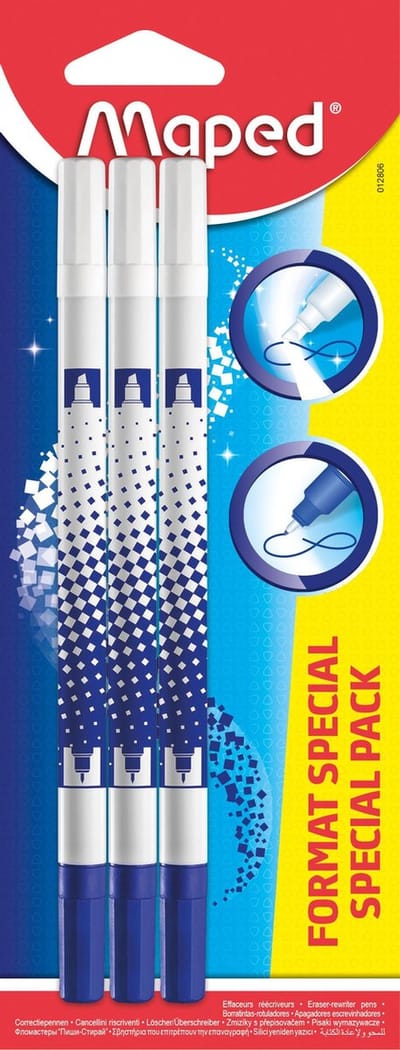 Inktwisser op blisterkaart x 6