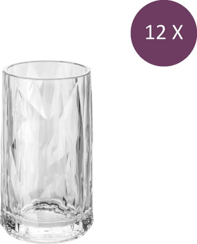 Koziol - Superglas Club No. 07 Shotglas 40 ml Set van 12 Stuks - Kunststof - Transparant -