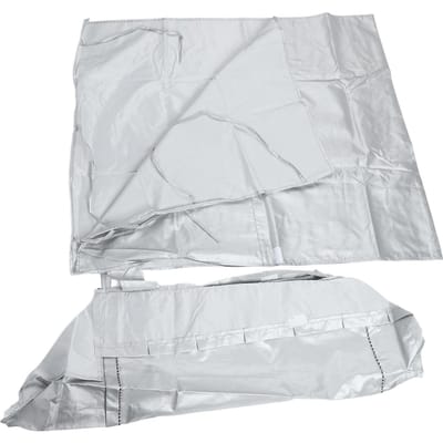 Wasmachinehoes Waterdicht Zonwerend Stofdicht Duurzaam Verdikt Wasmachinehoes voor Huis Keuken Wasruimte Zilver gray