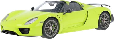 AUTOart 1/18 Porsche 918 Spyder Weissach Package, Acid Green