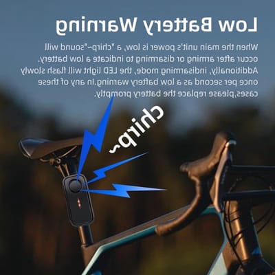 Draadloos Anti-Diefstal Fiets Alarm met Afstandsbediening, 113dB Vibration Alarm voor E-Bikes en Scooters, Waterdicht en Met Bewegingssensor voor Extra Beveiliging