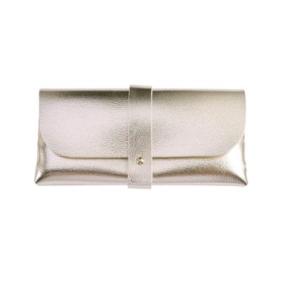 Draagbaar leren brillenetui, zachte brillenbeschermer, zachte beschermhoes Geschikt voor zonnebrillen, PVC leren brillenbeschermer.