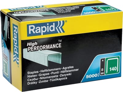 Nieten voor Tacker - Vlakdraadnieten Stapel - Materiaal Bevestigen - Groter Contactoppervlak - 8mm 5000 Stuks - Metaal