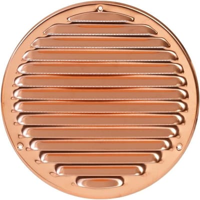 Ventilatie Rooster - Muurafdekking - Luchtcirculatie - Met Hor - 200mm/240mm - Koper