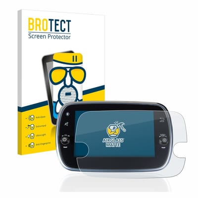 BROTECT - Screenprotector voor Fiat 500 Abarth Uconnet 7" - Folie Beschermfolie Beschermglas matte