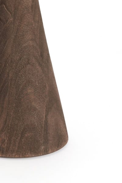 Light & Living Tafellamp Sabuli Mangohout, 39cm (excl. kap) - Bruin