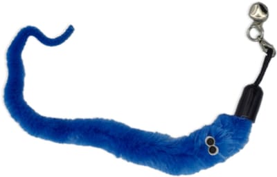 Katten speeltjes Katten Speelgoed Kattenspeeltjes Katten Hengel Worm Excl. Hengel – Blauw
