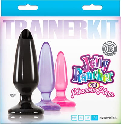 NS Novelties - Jelly Rancher - Trainer Kit - Anal Toys Buttplugs Meerkleurig
