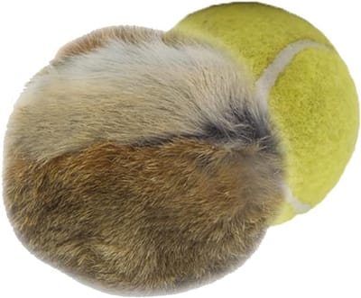 Honden Tennisbal - Speelbal Bal - Hondentraining Buiten - Duurzaam Materiaal Blend - 17.4 x 16 x 7.4 cm