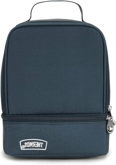 Lunchkit met 2 Compartimenten - Koeltas Lunchbox - Lunch Meenemen - Gemaakt van Gerecyclede Flessen - 3 Liter - Blauw