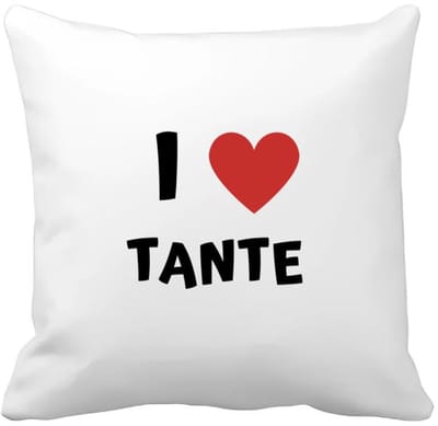 Akyol - i love tante Kussen hoes - Tante - de liefste tante - verjaardag - cadeautje voor tante - tante artikelen - kado - geschenk - 40 bij 40 cm