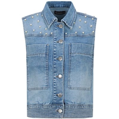 G-Maxx gilet Ferelith - Denim Light Blue