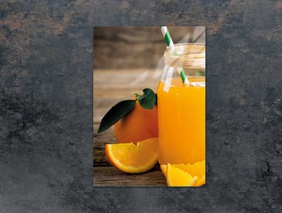 TMK ArtDeko - Snijplank - 35x52 cm - Fruitpatroon - Glas - Veiligheidsglas