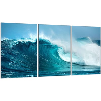 TMK ArtDeko Serie - Glazen Beschermplaat - 3x30x52 cm - Snijplank - Spatbescherming