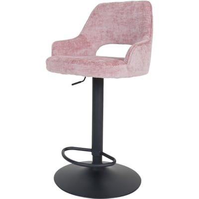 Barkruk Vivian - Perfect Harmony - Pink 63 - Draaibare Design Barkruk in Velvet / Hotel Chique Stijl