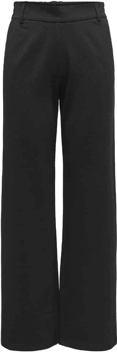 Only zwarte dames broek   Straight fit   Steekzakken   Elastische boord   Duurzaam   Regular waist Zwart S/34