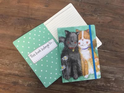 Alex Clark Large Chunky Notebook Katten ~ A5 Softcover Notitieboek Kat