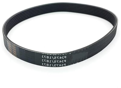 Loopband Aandrijfriem - Fitness Riem Motor Riem - Apparatuur Onderhoud - 7 Ribben Rubber - PJ475/187J - Zwart