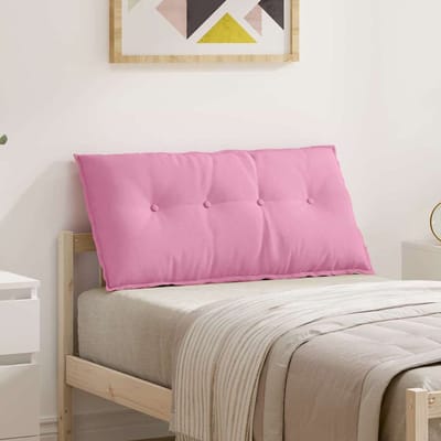 vidaXL - Rugkussen - Roze - 200 - x - 19 - x - 50 - cm - Stof