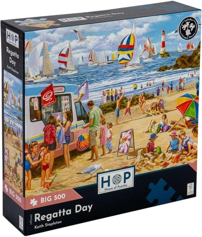500 Stukken Puzzel Regatta Dag – Uniek Gevormde Stukjes en Duurzaam Materiaal