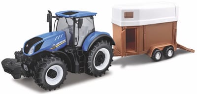 Bburago New Holland T7.315 - Modelauto - Schaal 1:32 - Blauw/Zwart