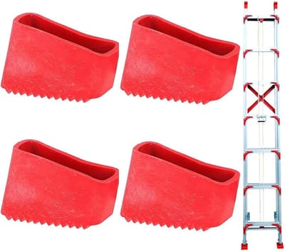 4 Stuks Antislip Rubberen Ladderstoppen Reservepoten voor Universele Ladders