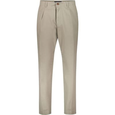 Gardeur Broek Roman Leisure Luxury Herringbone Weave Heavy Weight Cotton Pastel Groen / male
