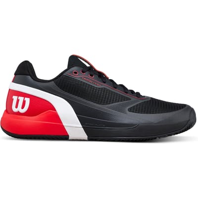 Wilson Rush Pro 5 Tennisschoenen Heren-zwart, neonrood