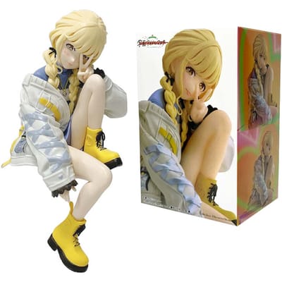 22CM Anime Spel Cyberpunk: Edgerunners Lucy Figuur Staand Anime Model Speelgoed Cadeau Collectie Actie Figuur PVC