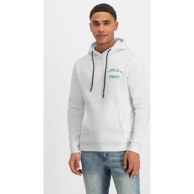 In Gold We Trust The Notorious White / Turquoise Maat: L | Hoodies Outlet | Unisex | Blauw