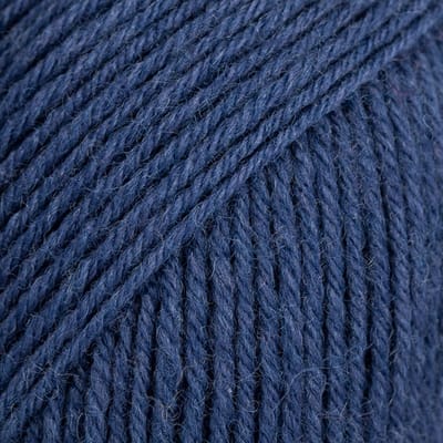 DROPS Fabel Uni Colour - 107 blauw - Wol Garen